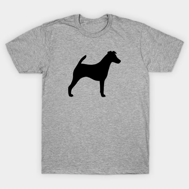 Smooth Fox Terrier Silhouette T-Shirt by Coffee Squirrel